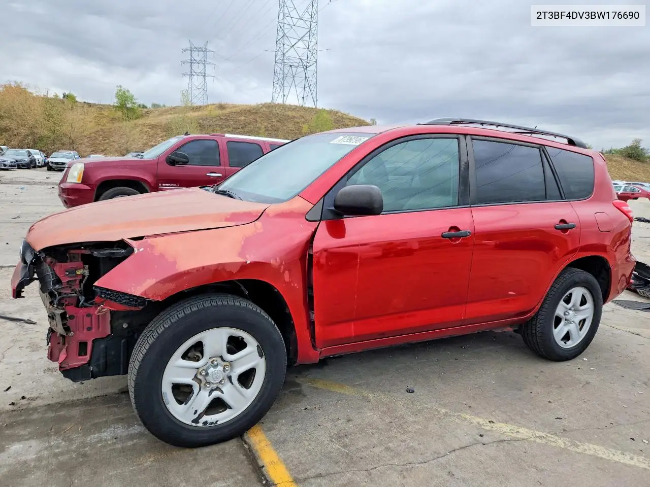 TOYOTA RAV 4 2011, VIN 2T3BF4DV3BW176690