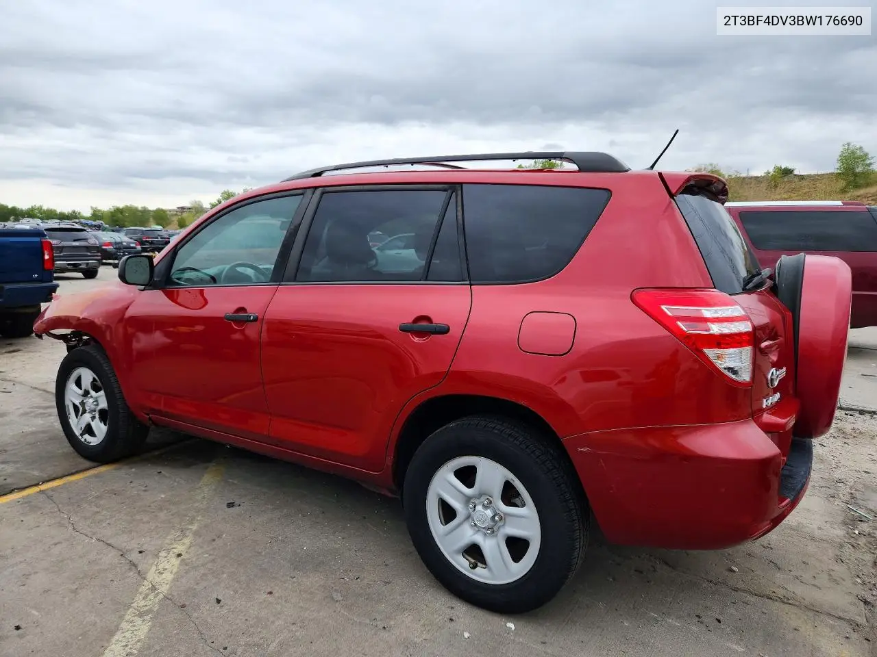 2011 TOYOTA RAV 4 VIN 2T3BF4DV3BW176690 — фото 2