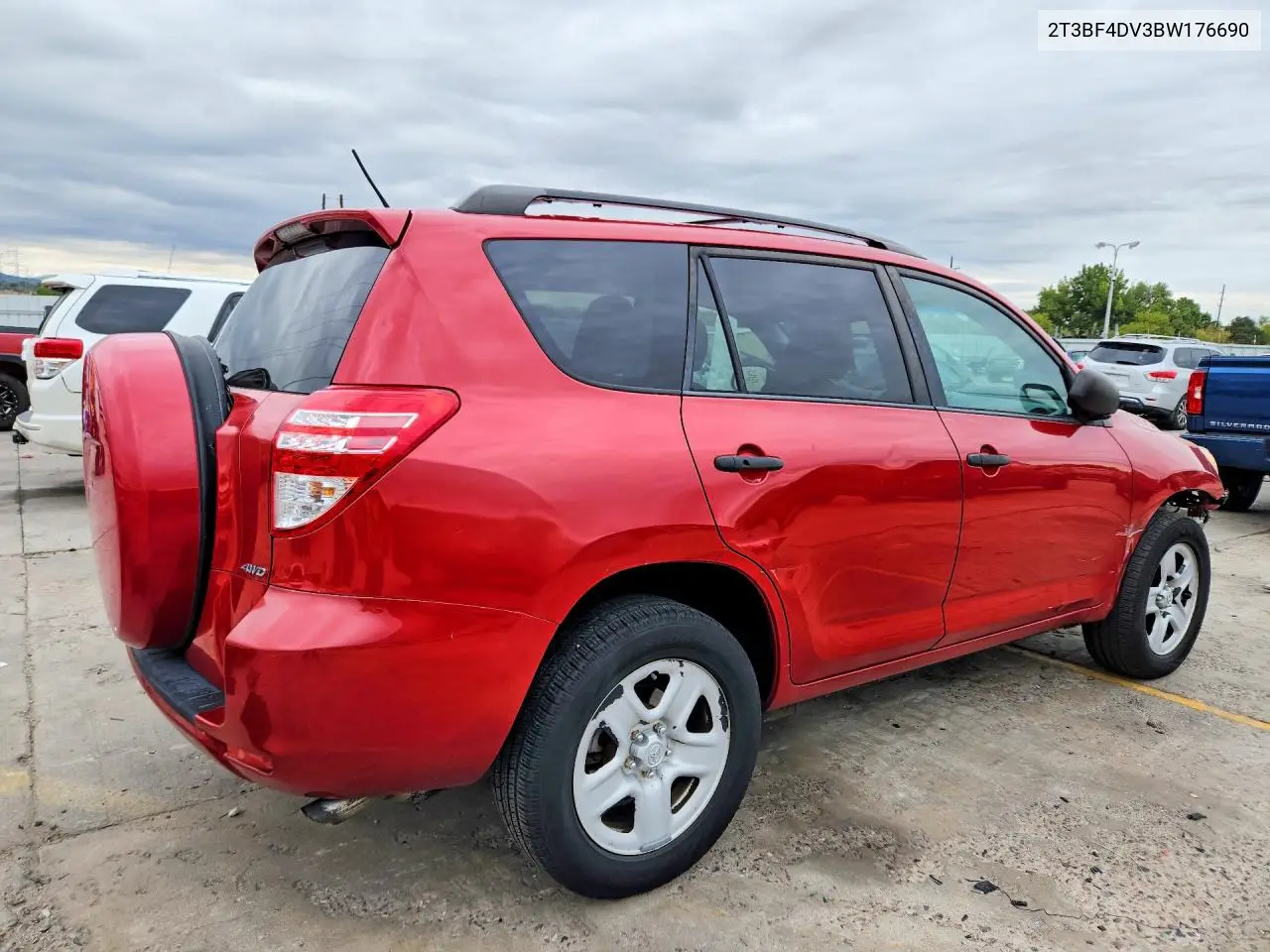 2011 TOYOTA RAV 4 VIN 2T3BF4DV3BW176690 — фото 3