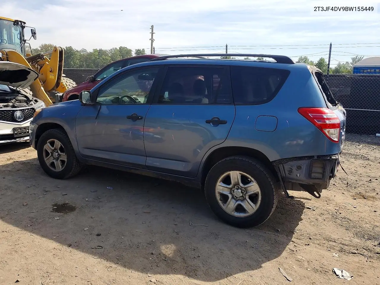 2011 TOYOTA RAV 4 VIN 2T3JF4DV9BW155449 — фото 2
