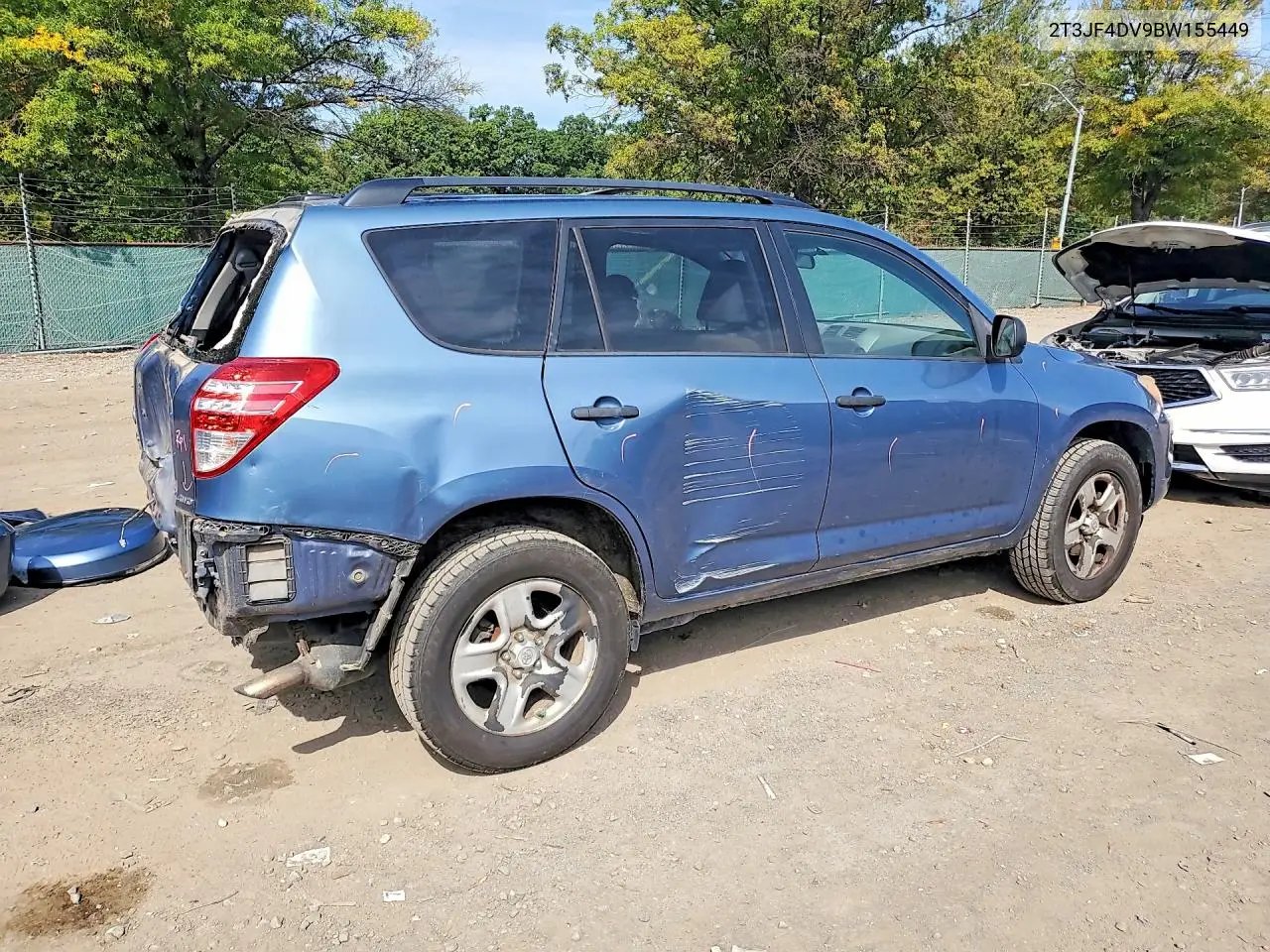2011 TOYOTA RAV 4 VIN 2T3JF4DV9BW155449 — фото 3