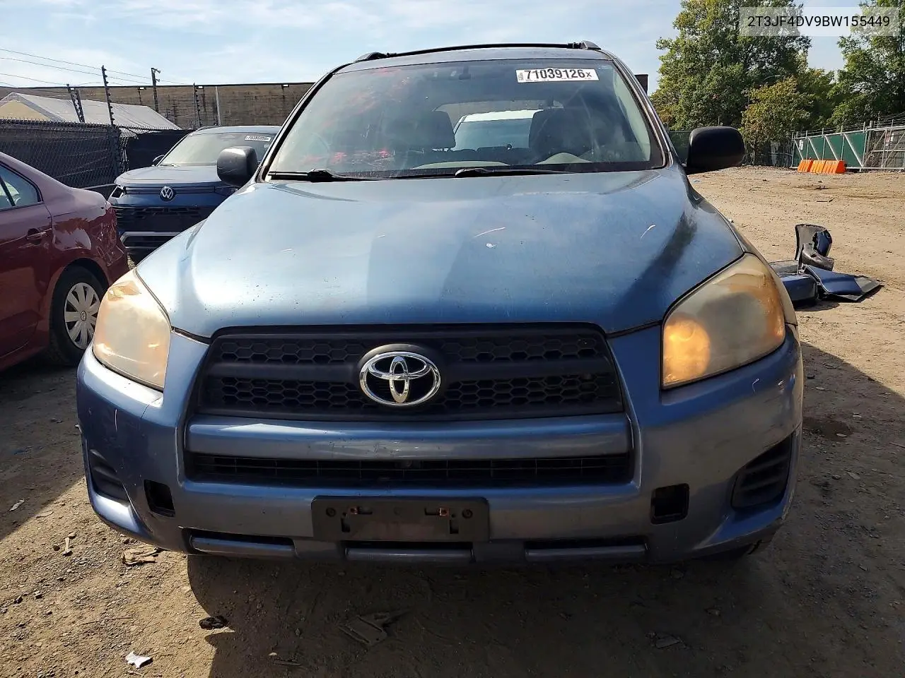 2011 TOYOTA RAV 4 VIN 2T3JF4DV9BW155449 — фото 5