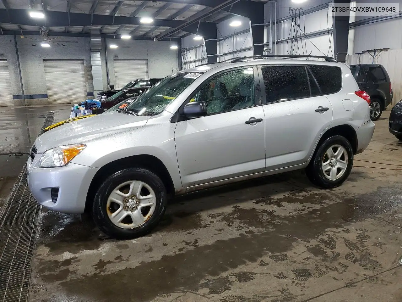 TOYOTA RAV 4 2011, VIN 2T3BF4DVXBW109648