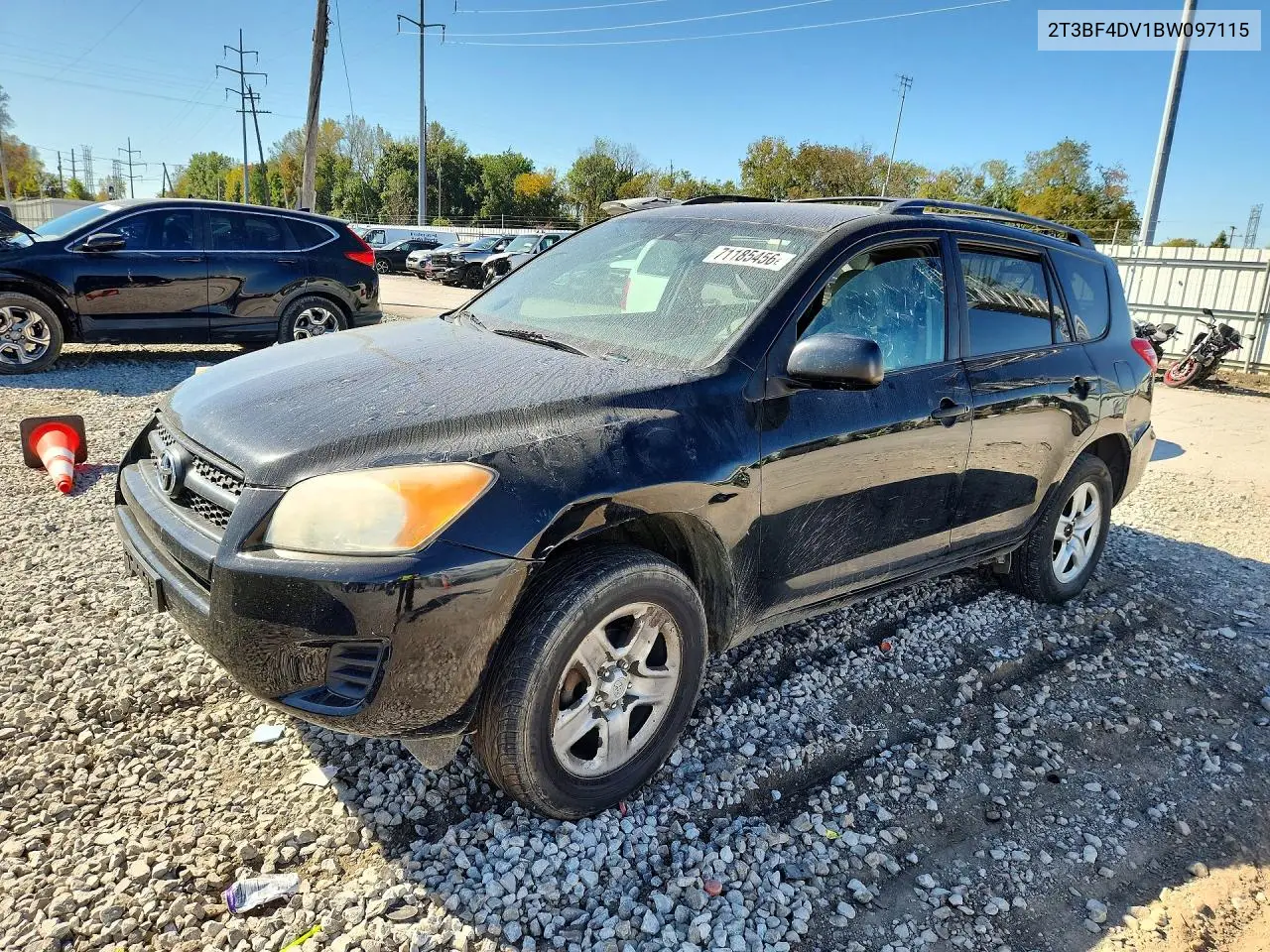 TOYOTA RAV 4 2011, VIN 2T3BF4DV1BW097115