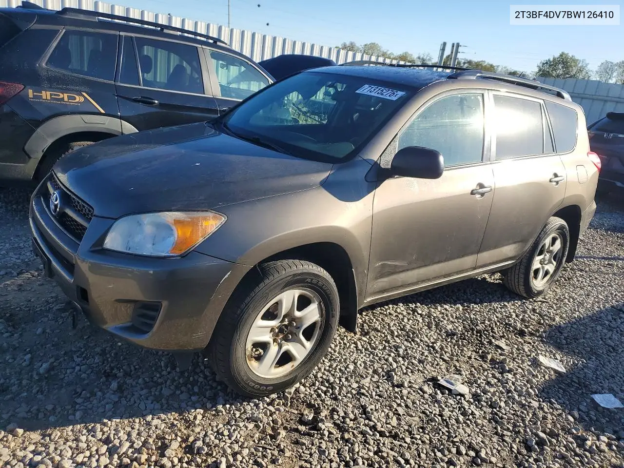 TOYOTA RAV 4 2011, VIN 2T3BF4DV7BW126410