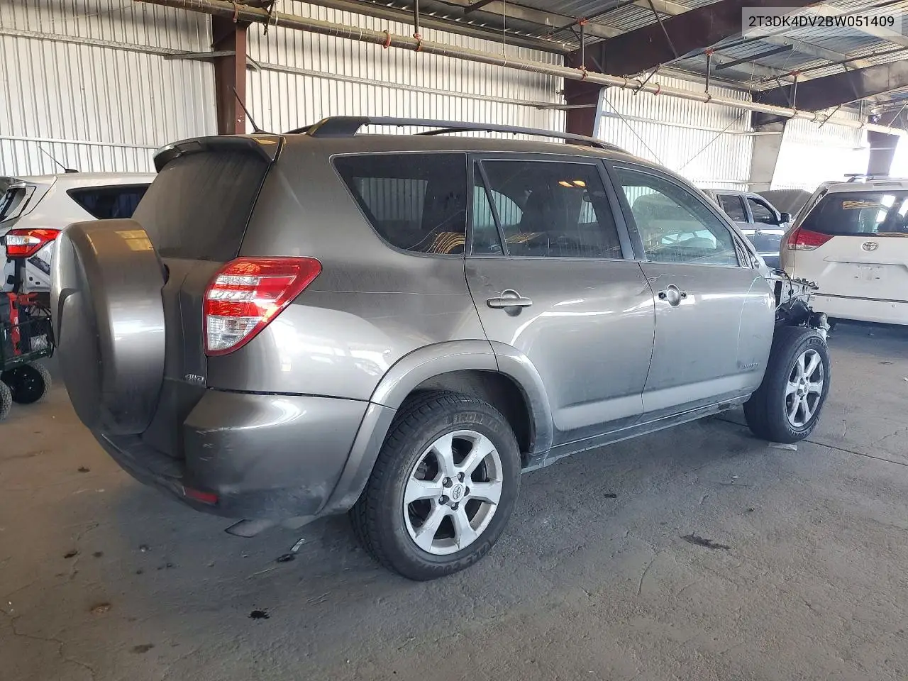 2011 TOYOTA RAV 4 VIN 2T3DK4DV2BW051409 — фото 3