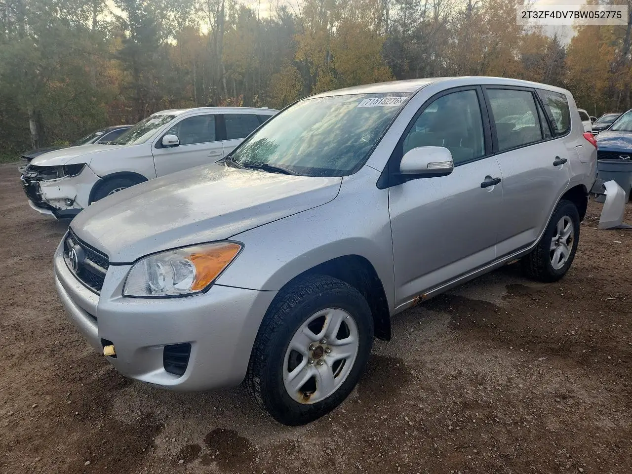 TOYOTA RAV 4 2011, VIN 2T3ZF4DV7BW052775