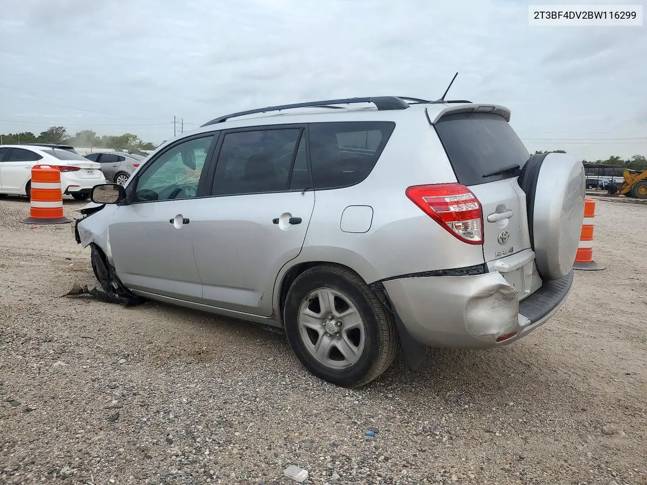 2011 TOYOTA RAV 4 VIN 2T3BF4DV2BW116299 — фото 2