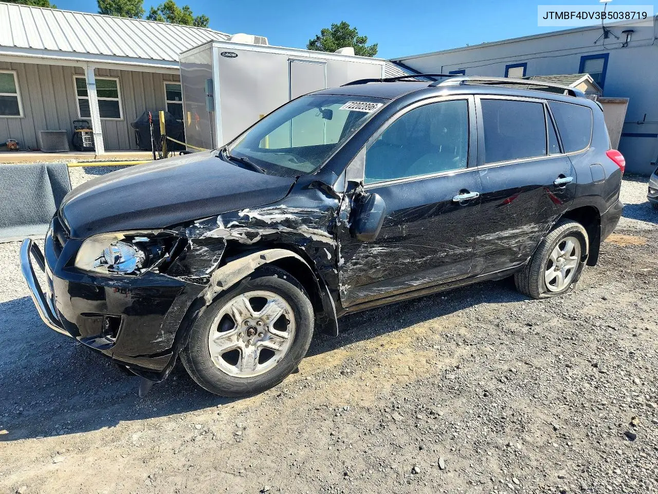 TOYOTA RAV 4 2011, VIN JTMBF4DV3B5038719
