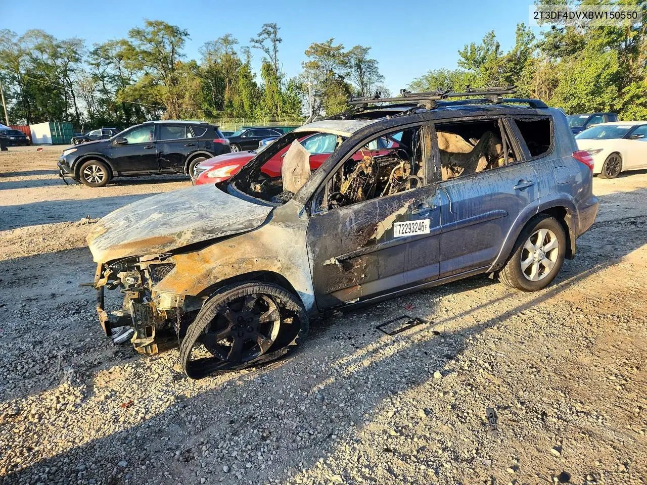 TOYOTA RAV 4 2011, VIN 2T3DF4DVXBW150550