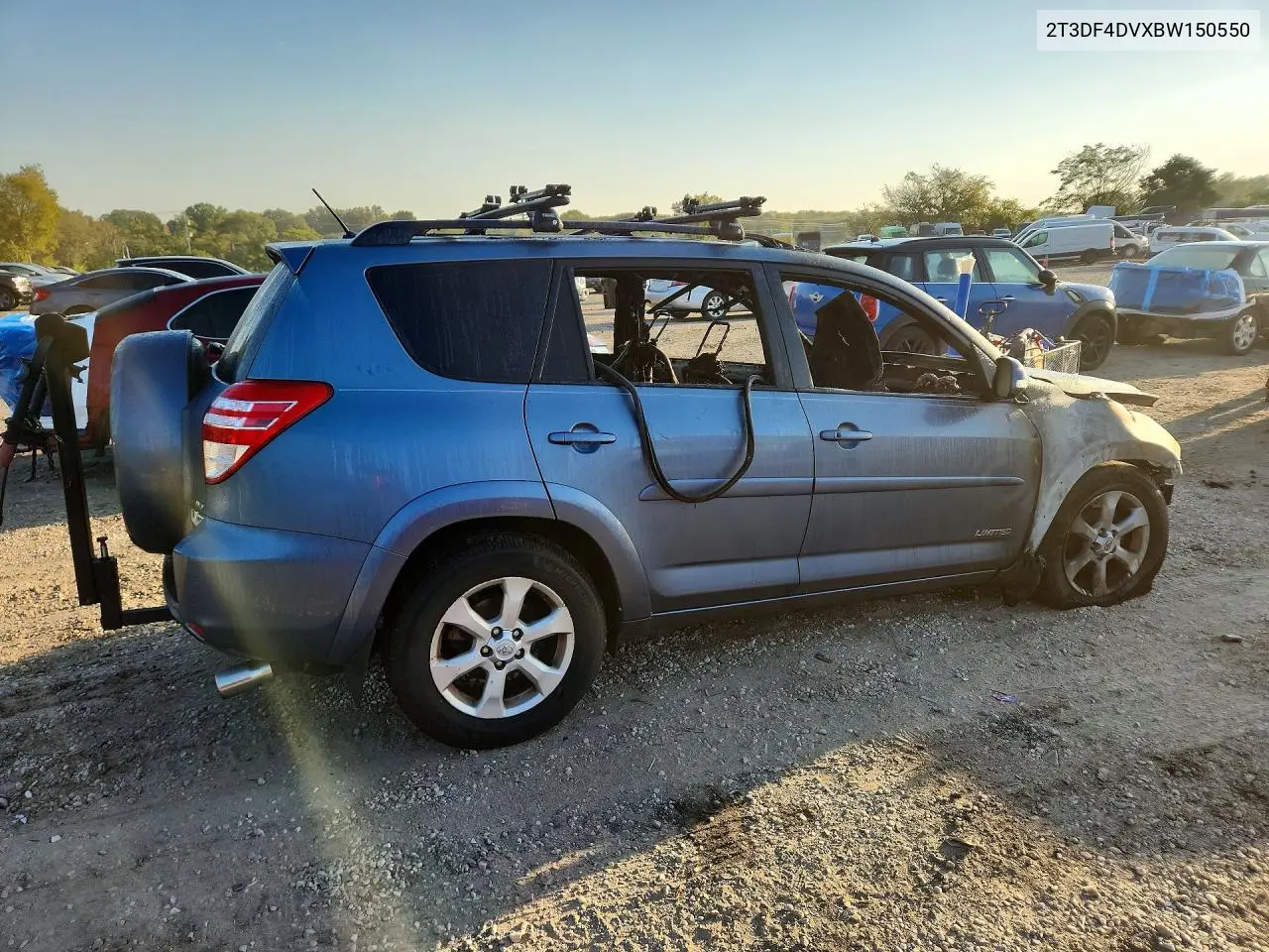 2011 TOYOTA RAV 4 VIN 2T3DF4DVXBW150550 — фото 3