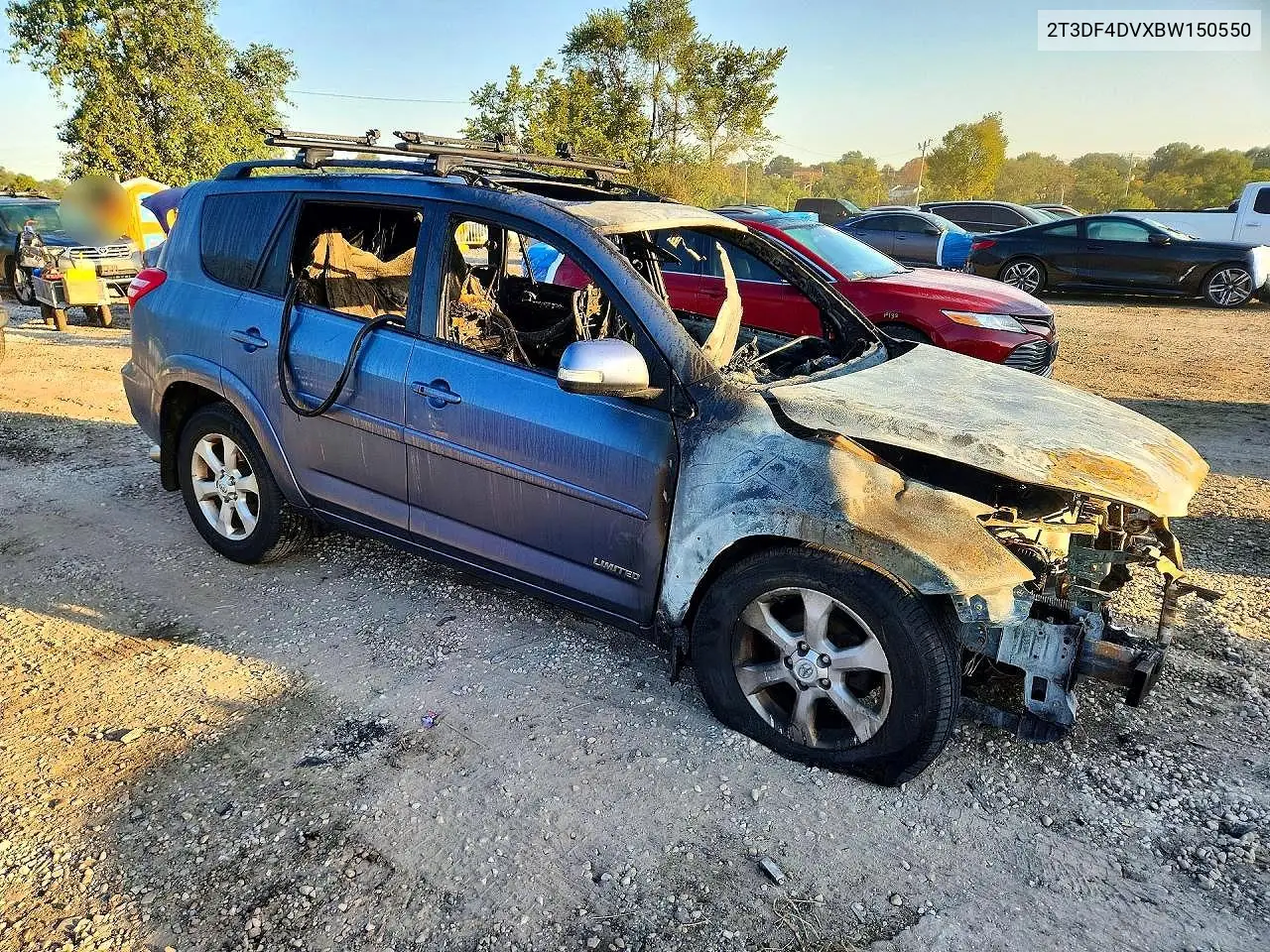 2011 TOYOTA RAV 4 VIN 2T3DF4DVXBW150550 — фото 4