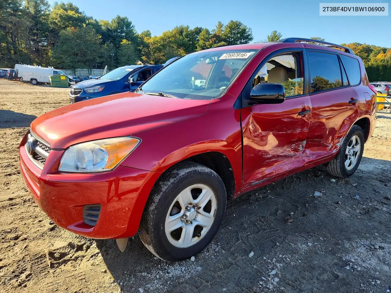 TOYOTA RAV 4 2011, VIN 2T3BF4DV1BW106900