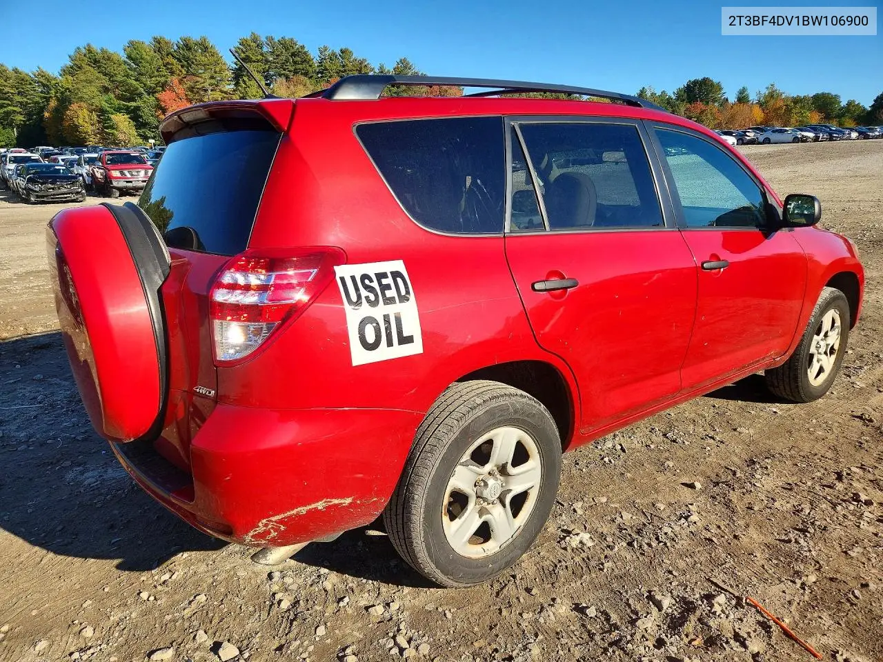 2011 TOYOTA RAV 4 VIN 2T3BF4DV1BW106900 — фото 3