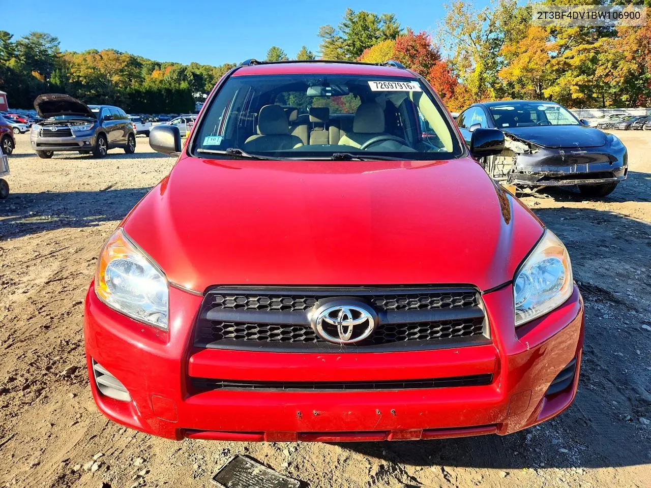 2011 TOYOTA RAV 4 VIN 2T3BF4DV1BW106900 — фото 5