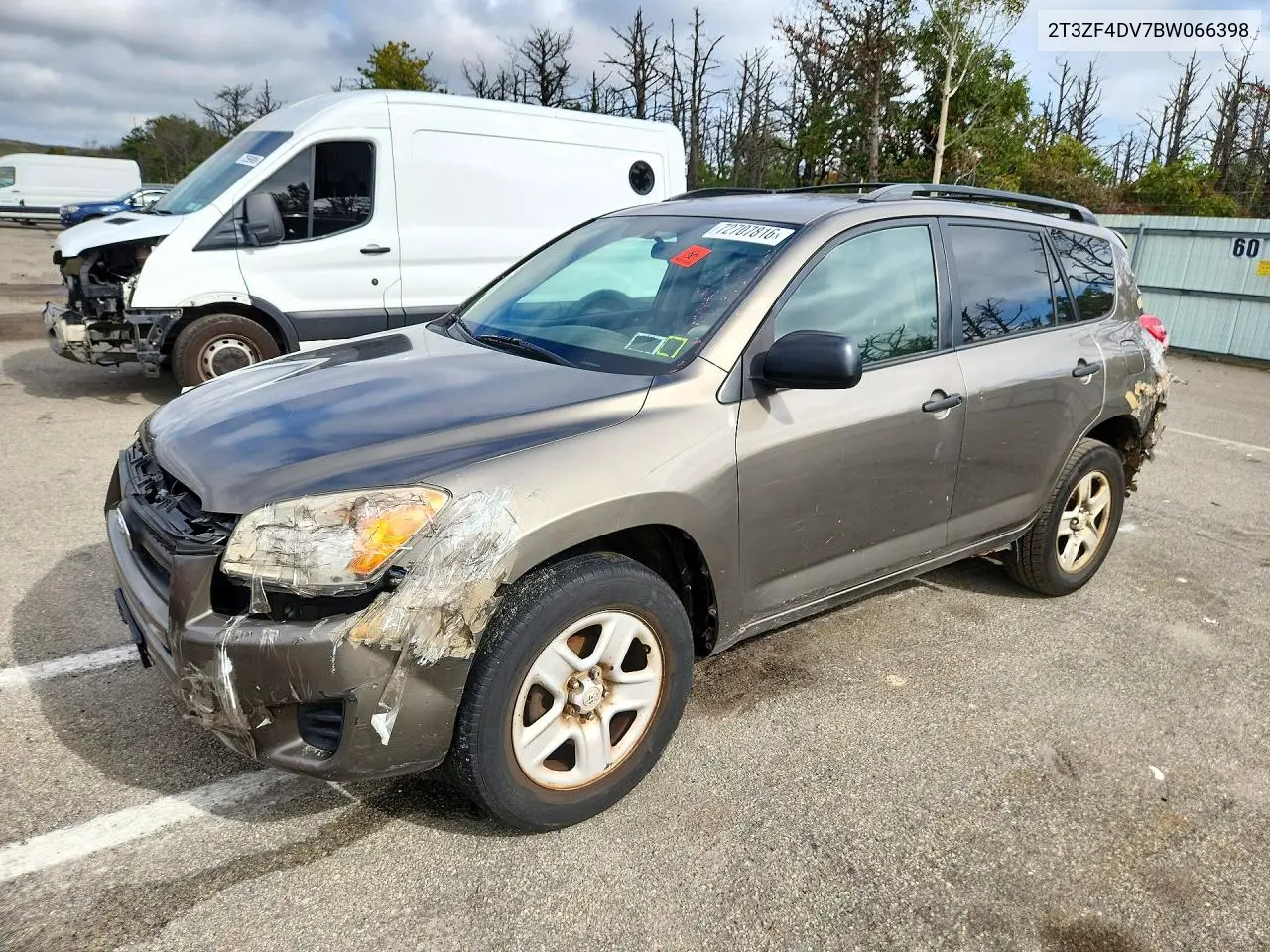 TOYOTA RAV 4 2011, VIN 2T3ZF4DV7BW066398