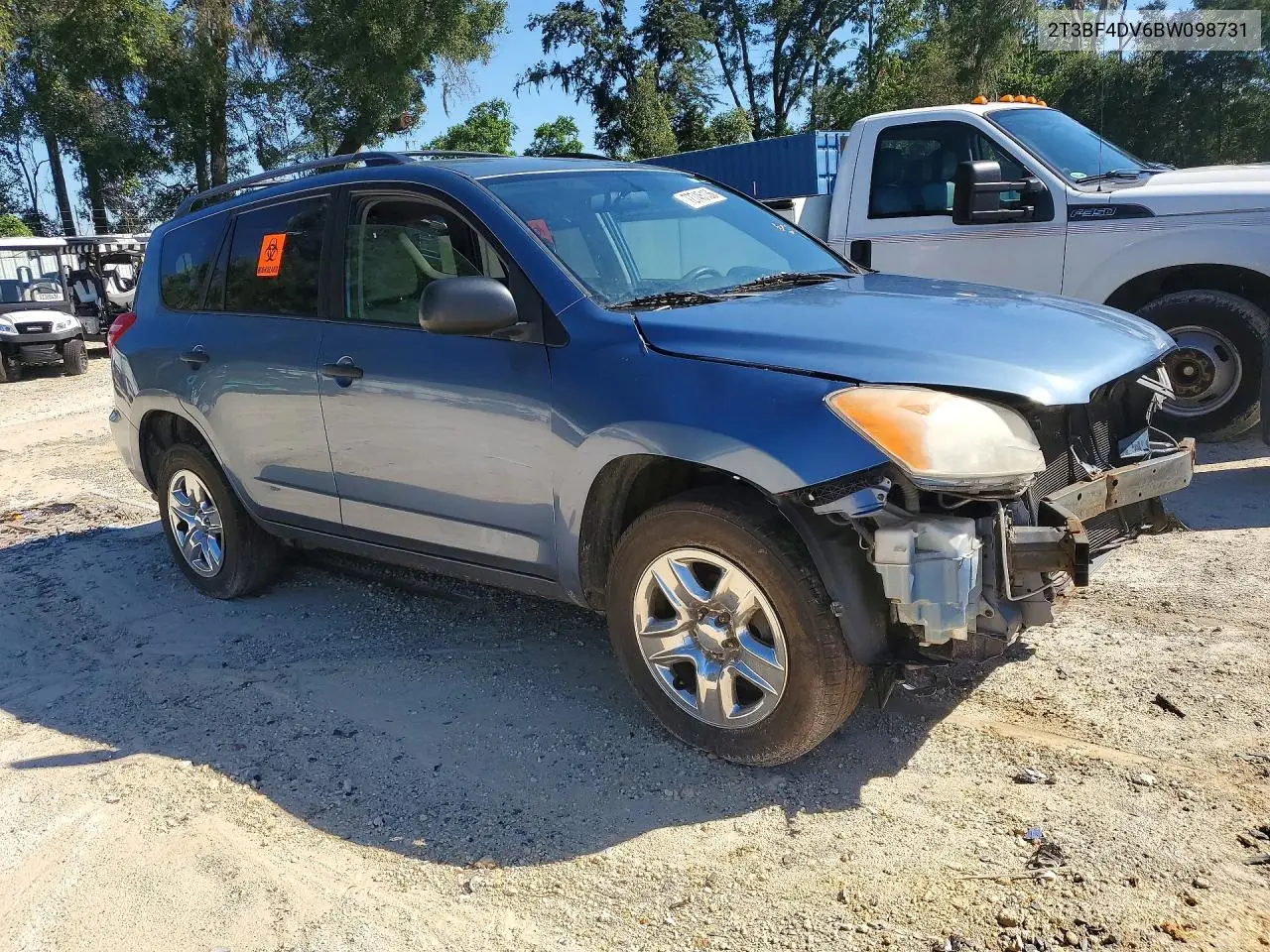 2011 TOYOTA RAV 4 VIN 2T3BF4DV6BW098731 — фото 4