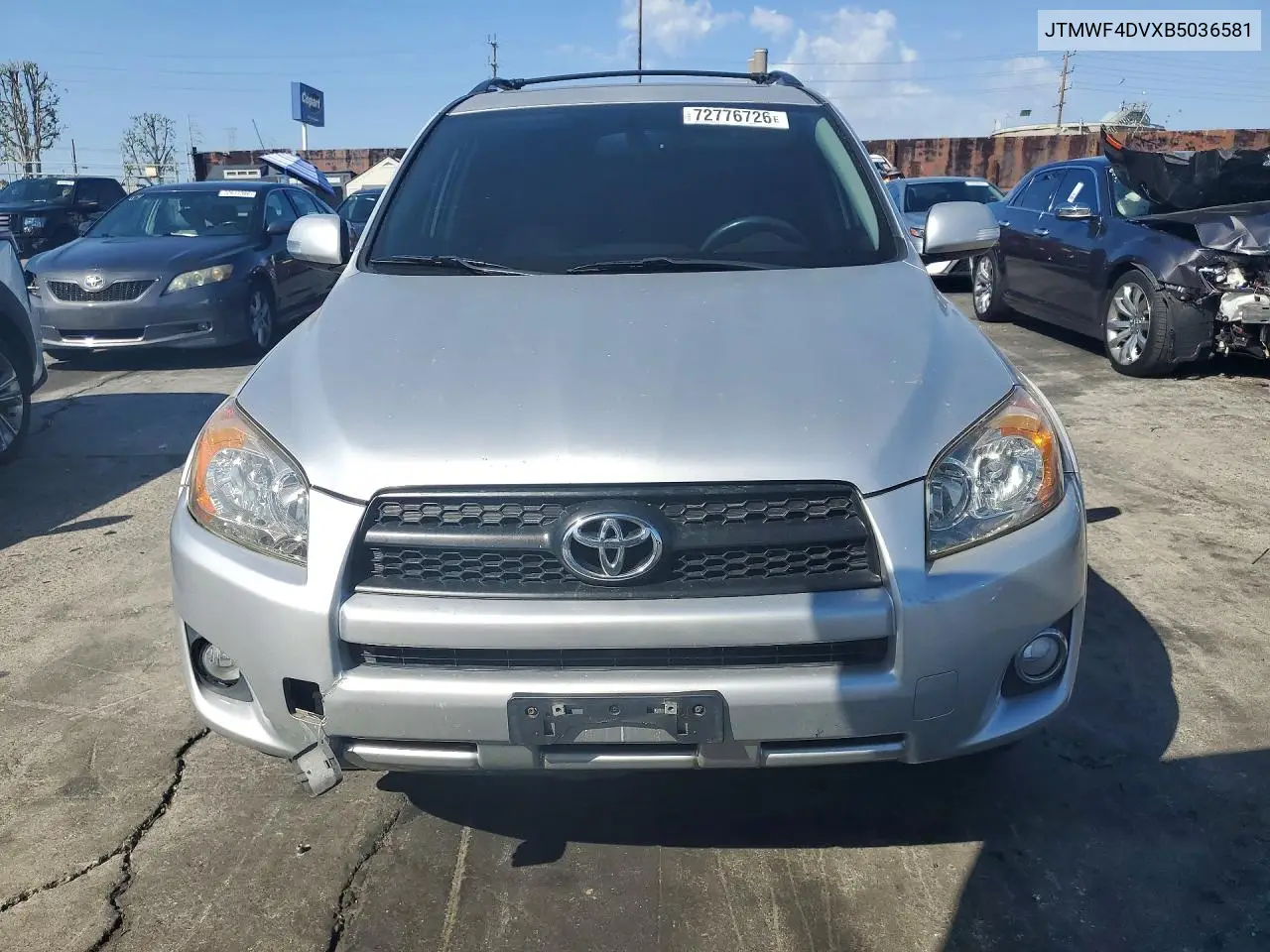 2011 TOYOTA RAV 4 VIN JTMWF4DVXB5036581 — фото 5