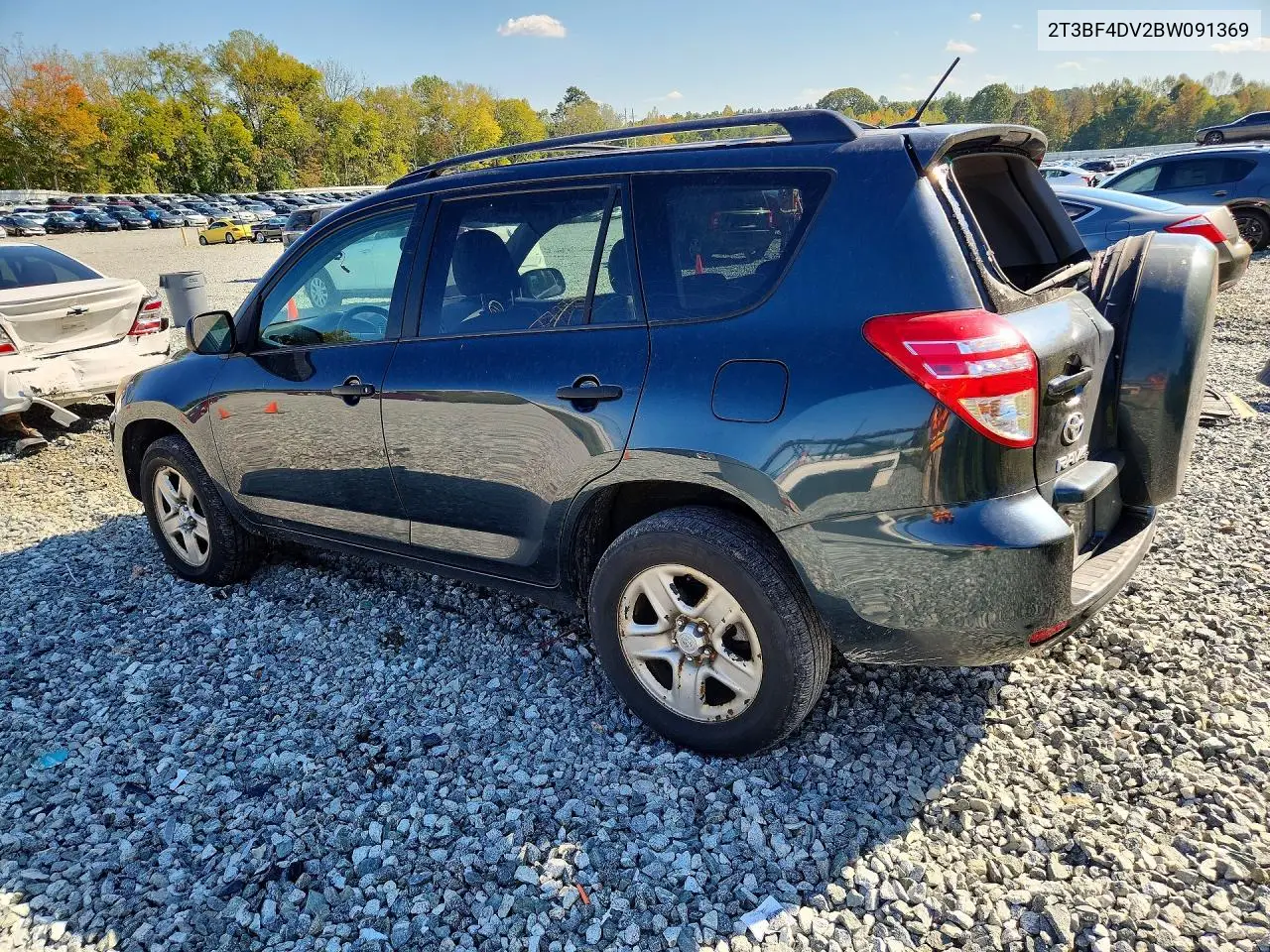 2011 TOYOTA RAV 4 VIN 2T3BF4DV2BW091369 — фото 2