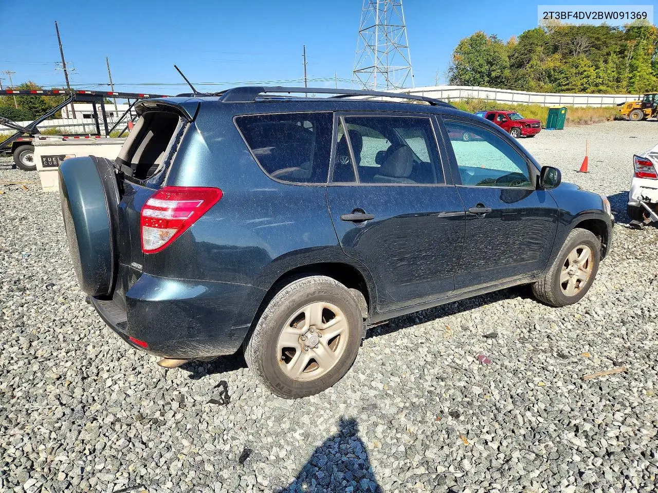 2011 TOYOTA RAV 4 VIN 2T3BF4DV2BW091369 — фото 3