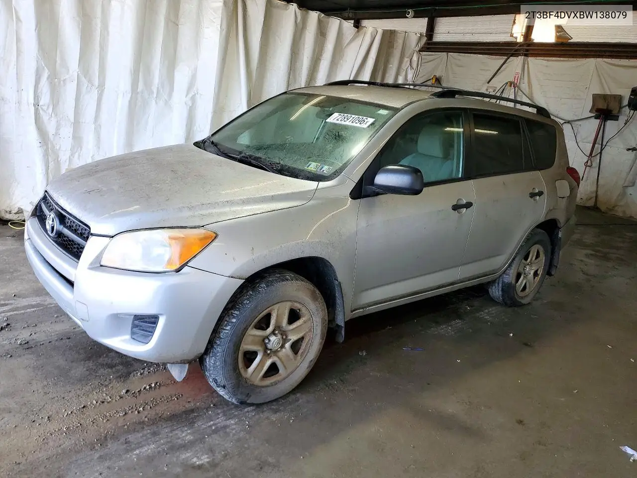 TOYOTA RAV 4 2011, VIN 2T3BF4DVXBW138079