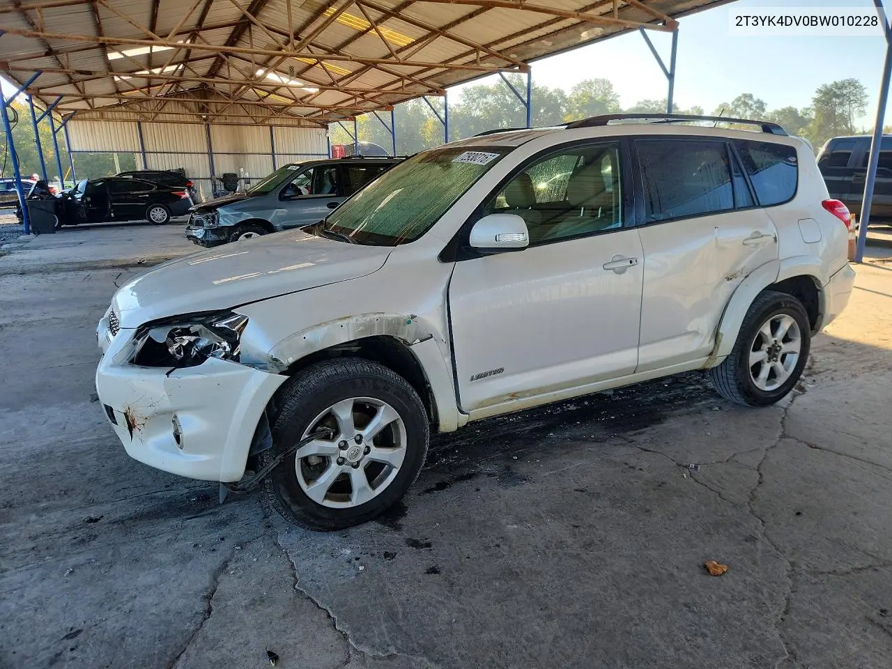 TOYOTA RAV 4 2011, VIN 2T3YK4DV0BW010228