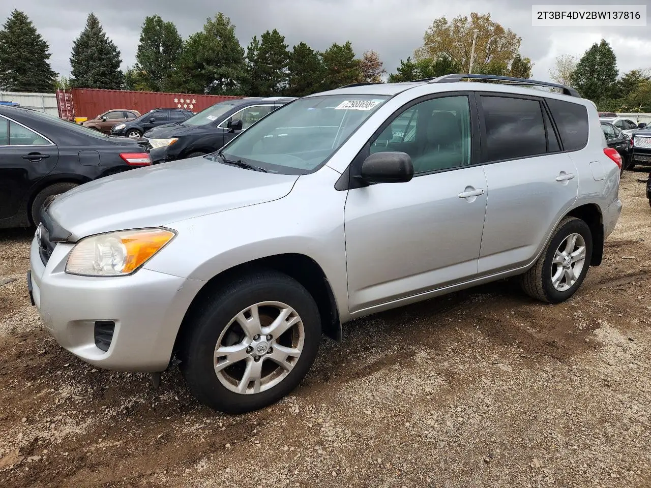 TOYOTA RAV 4 2011, VIN 2T3BF4DV2BW137816
