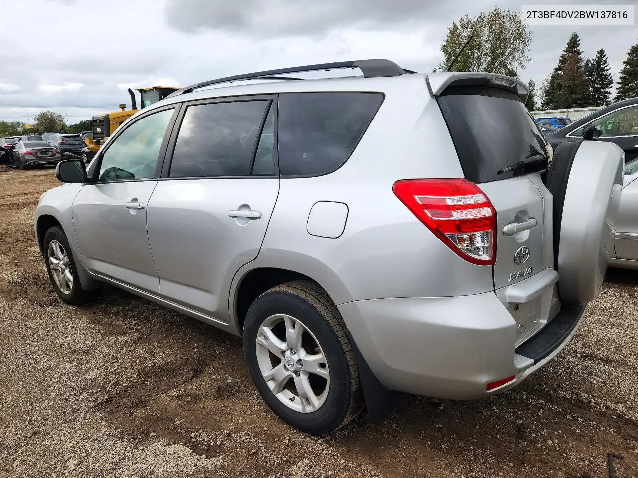 2011 TOYOTA RAV 4 VIN 2T3BF4DV2BW137816 — фото 2