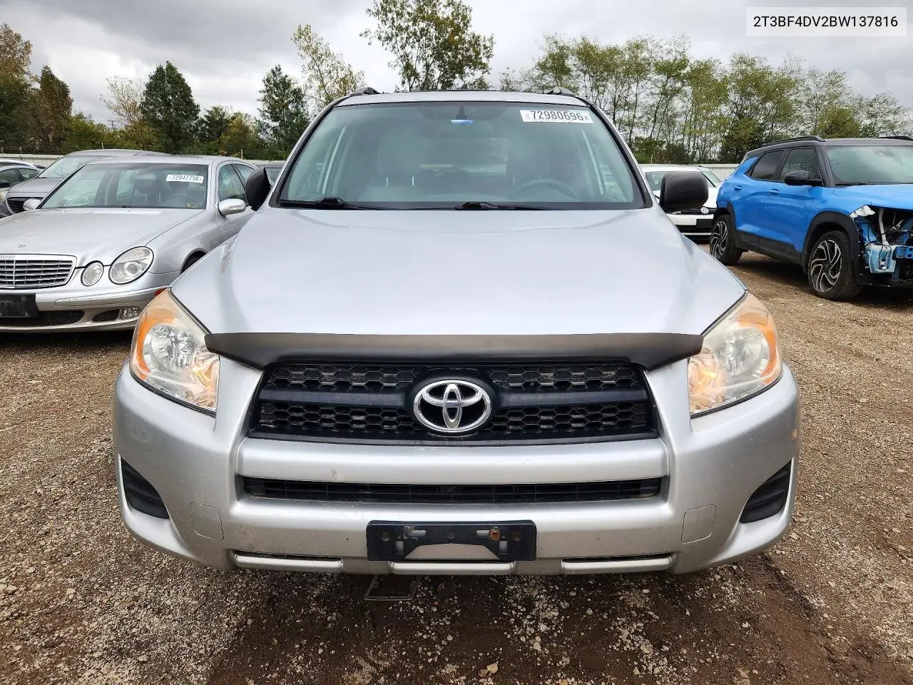 2011 TOYOTA RAV 4 VIN 2T3BF4DV2BW137816 — фото 5