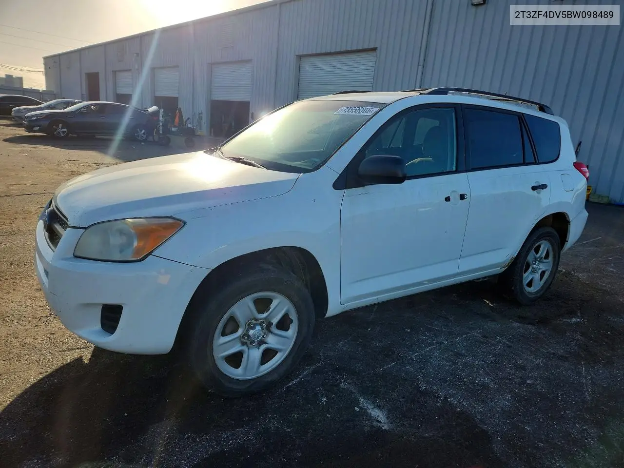 TOYOTA RAV 4 2011, VIN 2T3ZF4DV5BW098489