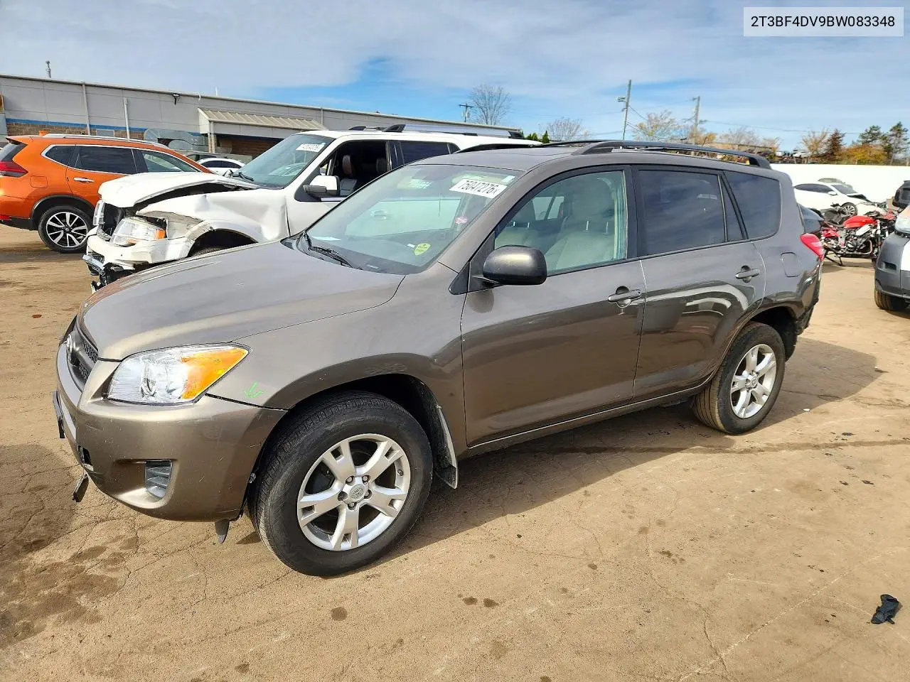 TOYOTA RAV 4 2011, VIN 2T3BF4DV9BW083348