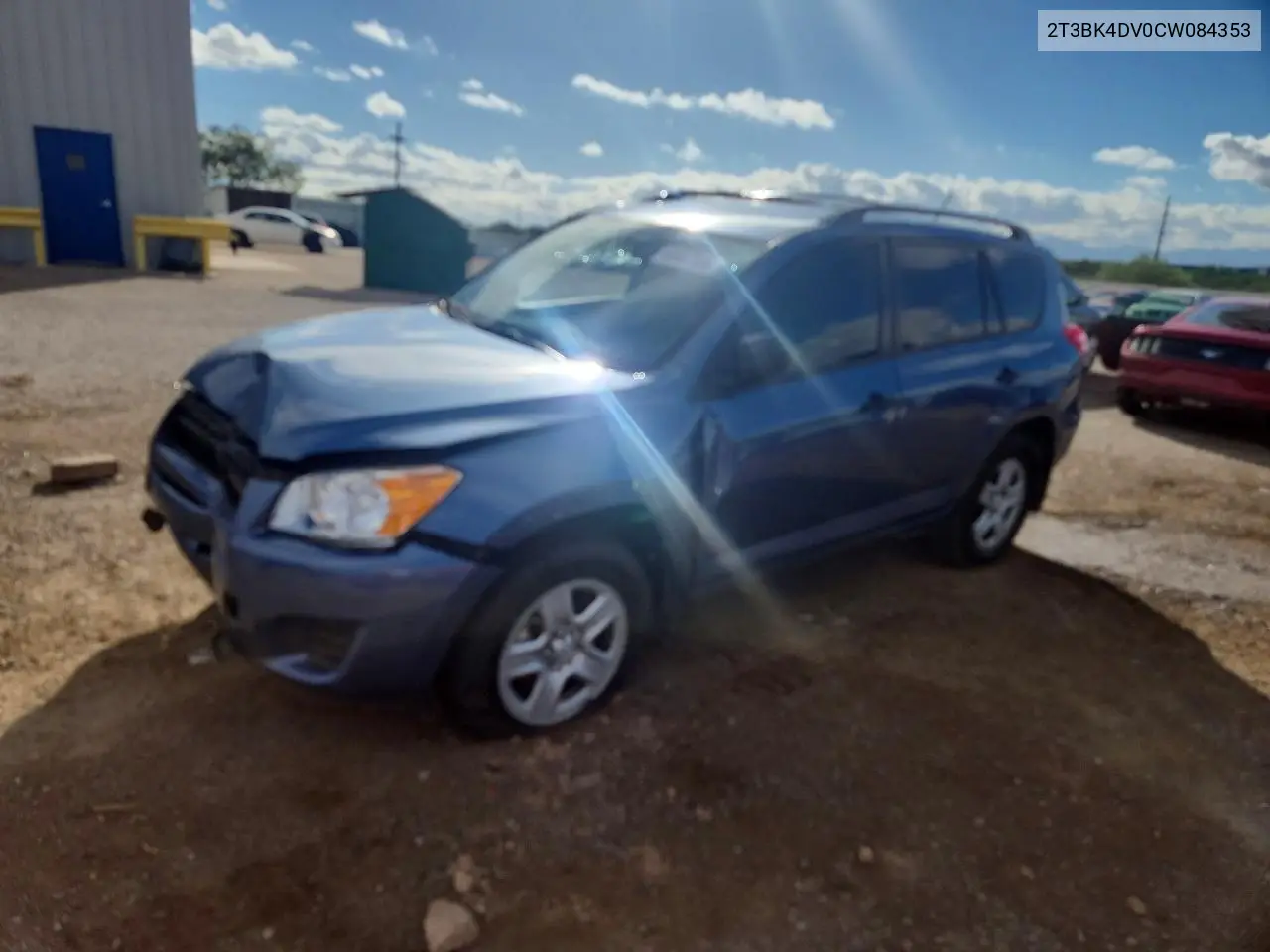 TOYOTA RAV 4 2012, VIN 2T3BK4DV0CW084353