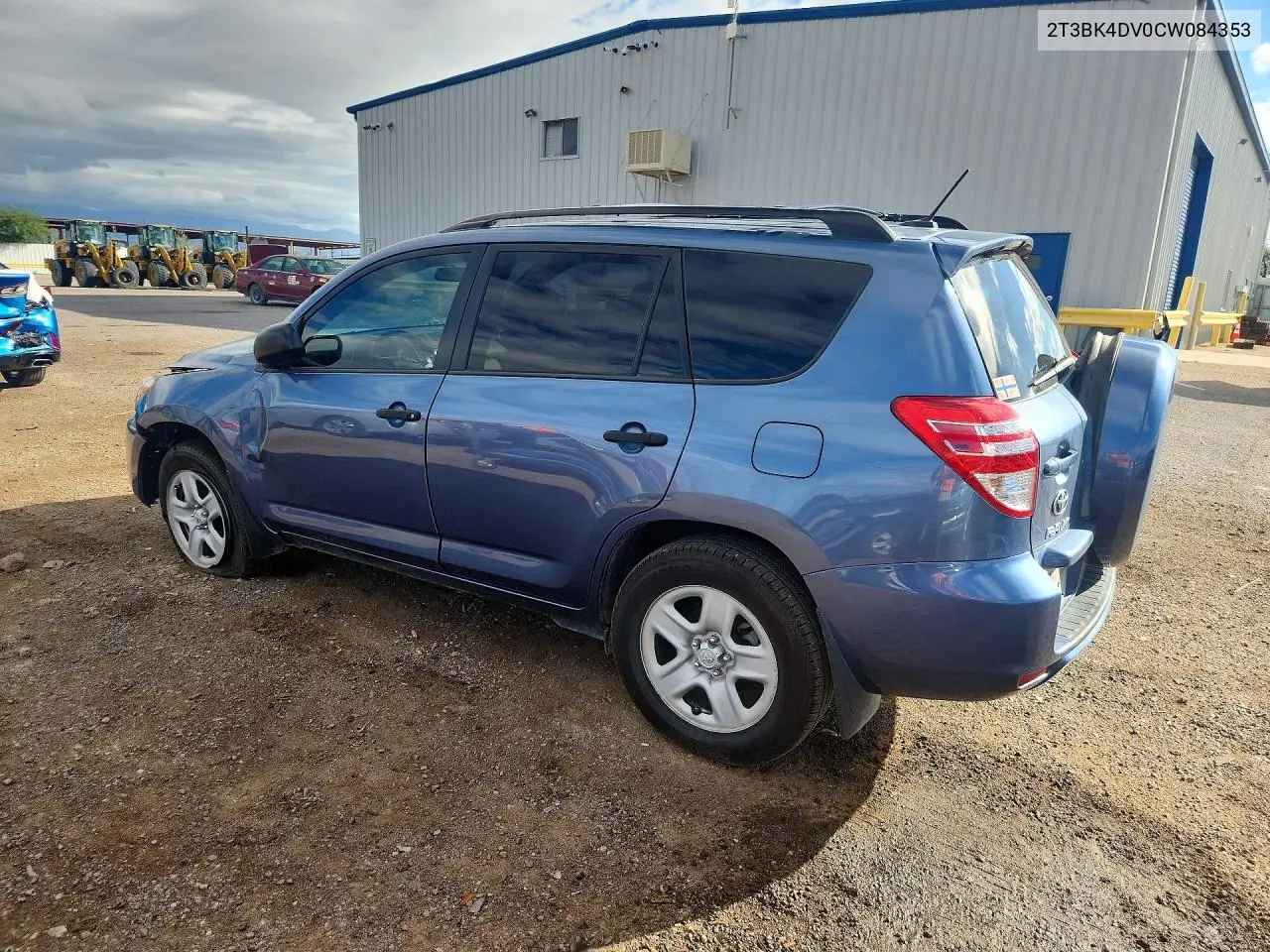 2012 TOYOTA RAV 4 VIN 2T3BK4DV0CW084353 — фото 2
