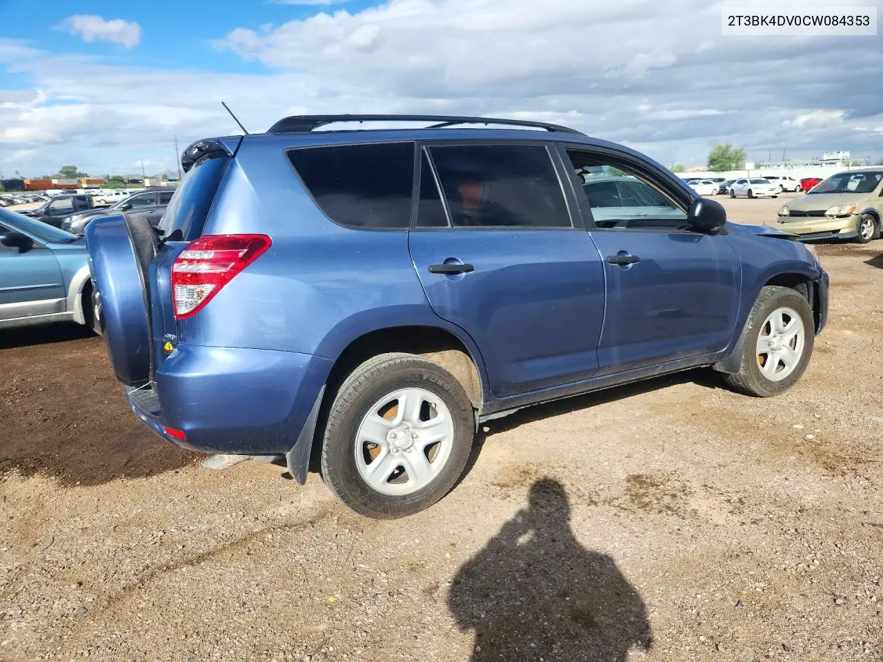 2012 TOYOTA RAV 4 VIN 2T3BK4DV0CW084353 — фото 3