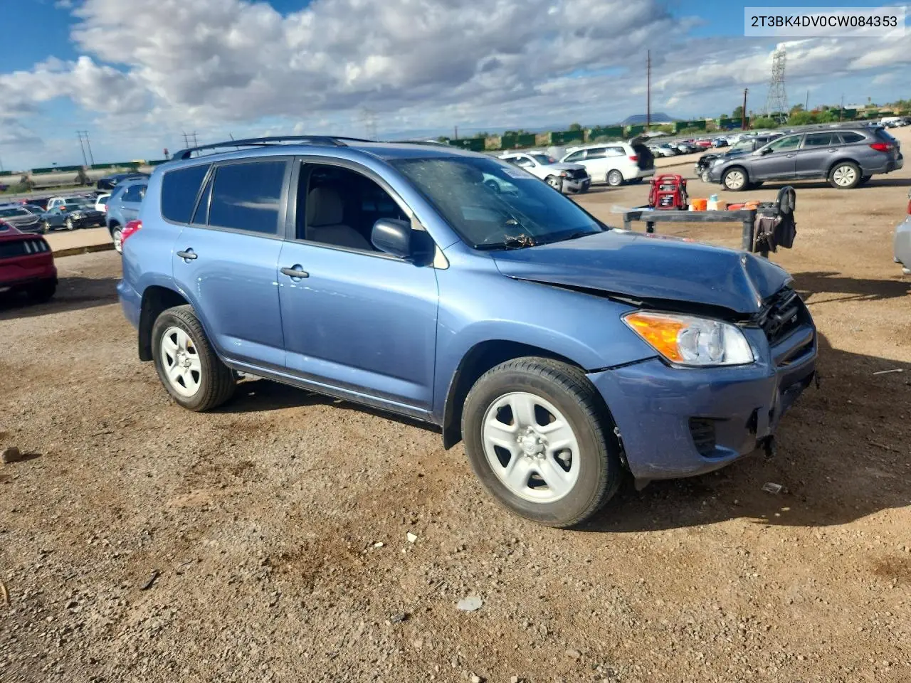 2012 TOYOTA RAV 4 VIN 2T3BK4DV0CW084353 — фото 4