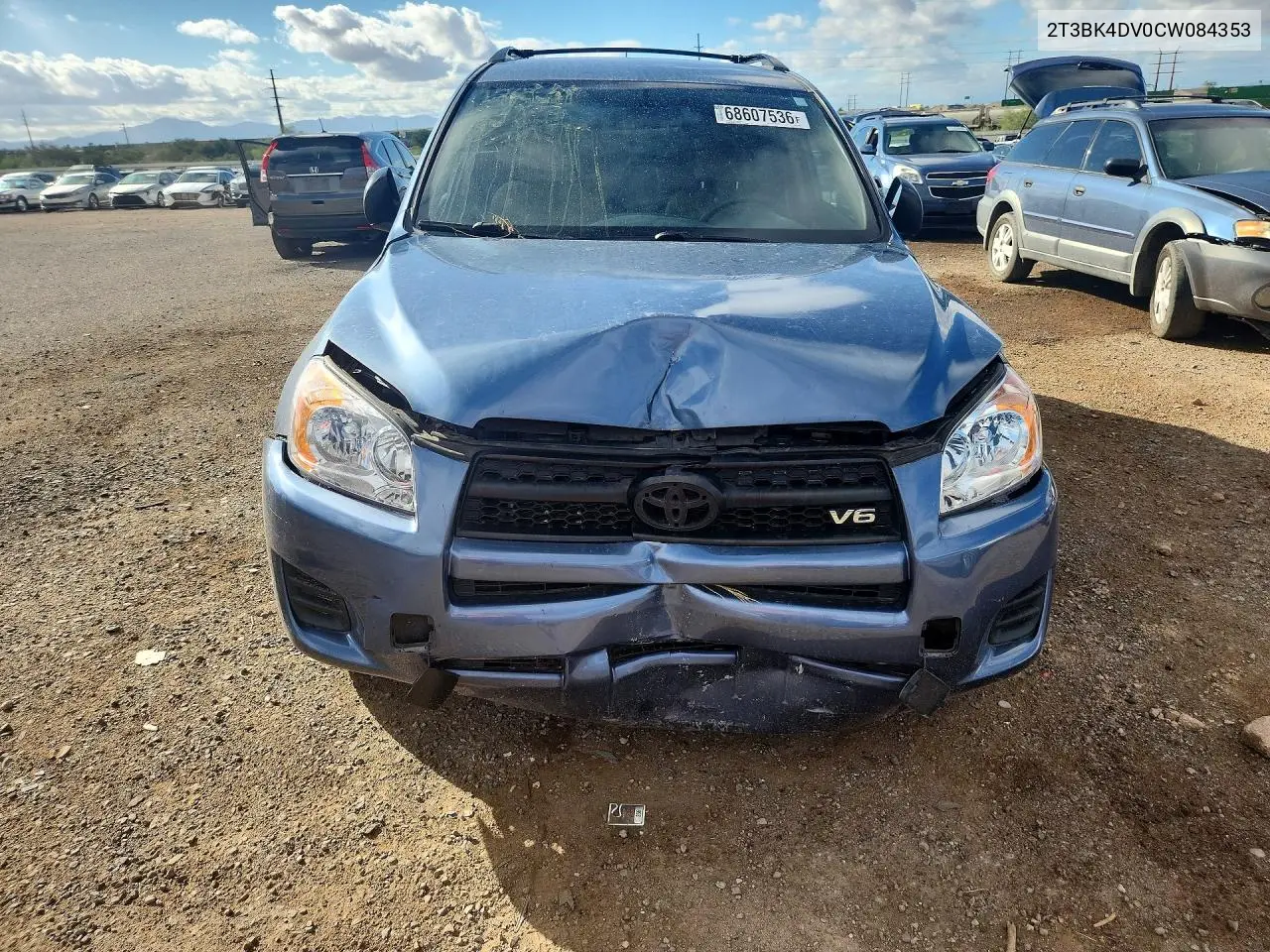 2012 TOYOTA RAV 4 VIN 2T3BK4DV0CW084353 — фото 5