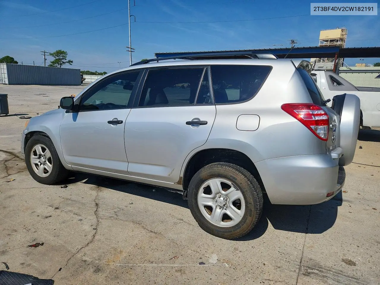 2012 TOYOTA RAV 4 VIN 2T3BF4DV2CW182191 — фото 2