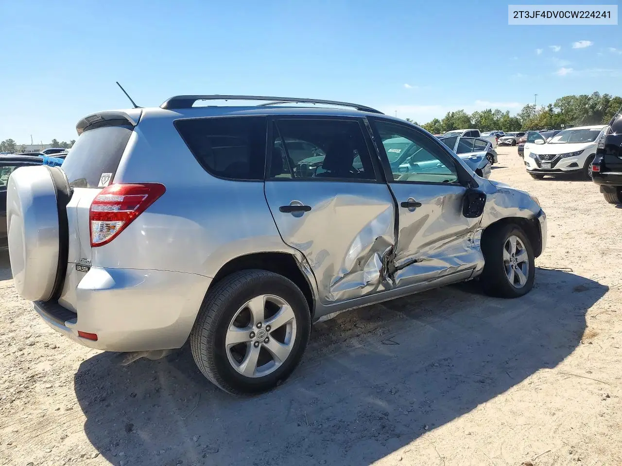 2012 TOYOTA RAV 4 VIN 2T3JF4DV0CW224241 — фото 3