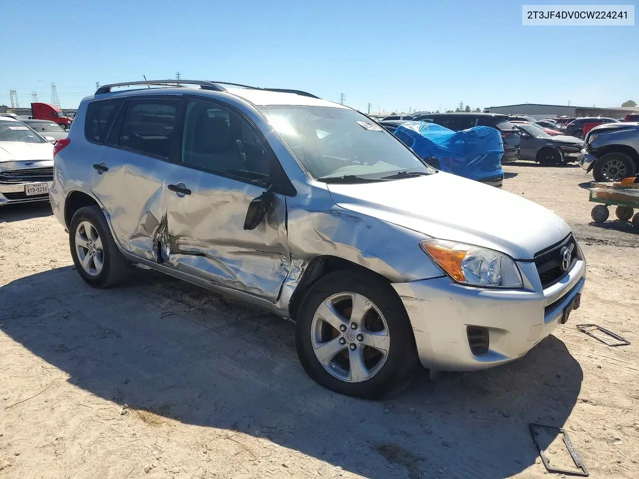 2012 TOYOTA RAV 4 VIN 2T3JF4DV0CW224241 — фото 4