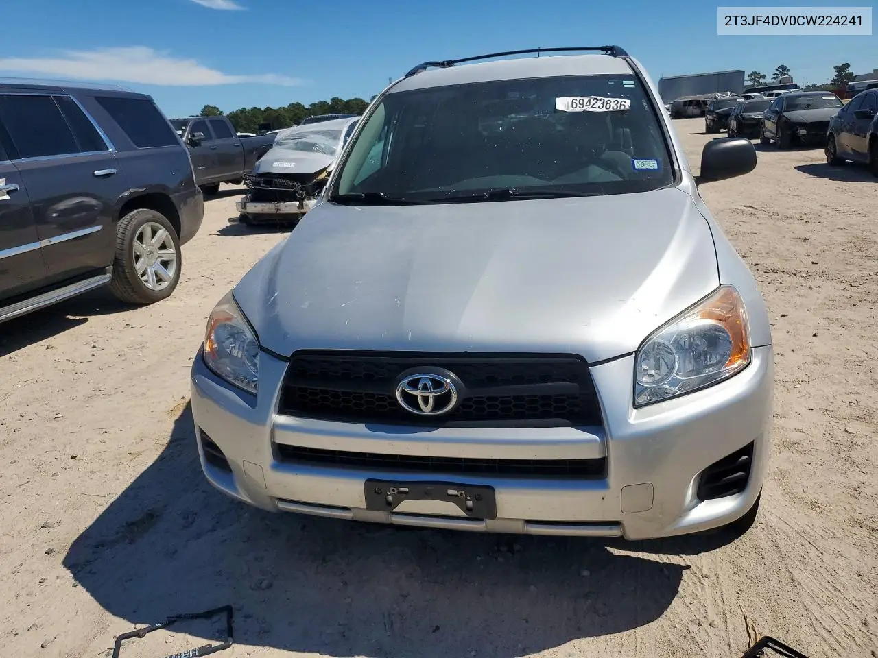 2012 TOYOTA RAV 4 VIN 2T3JF4DV0CW224241 — фото 5