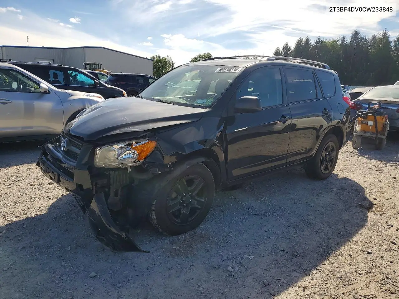 TOYOTA RAV 4 2012, VIN 2T3BF4DV0CW233848