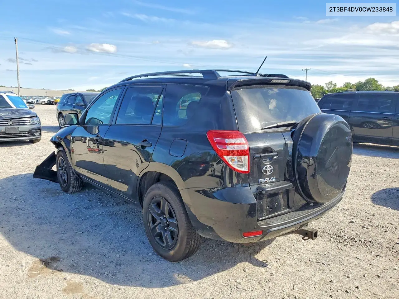 2012 TOYOTA RAV 4 VIN 2T3BF4DV0CW233848 — фото 2