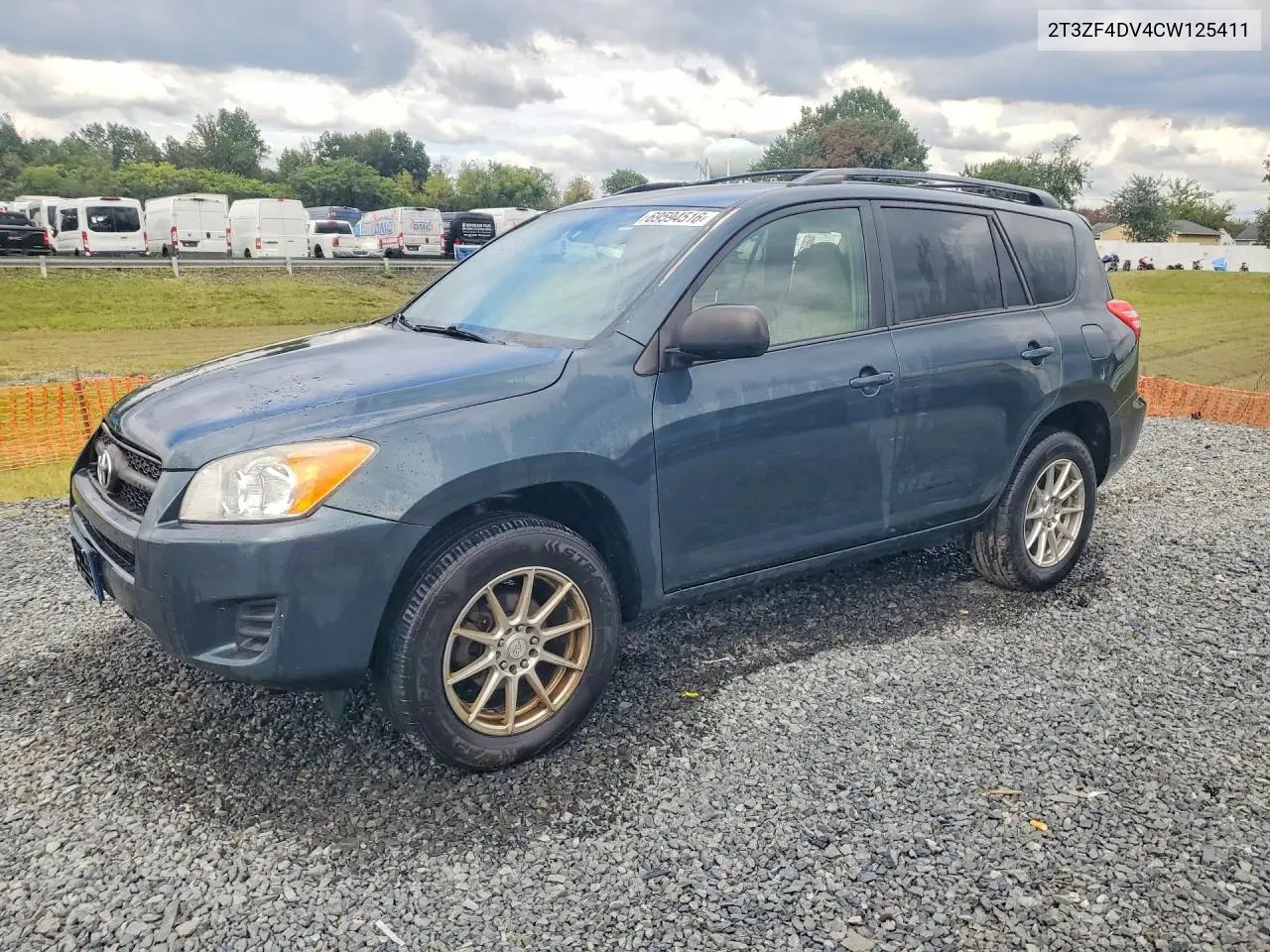 TOYOTA RAV 4 2012, VIN 2T3ZF4DV4CW125411
