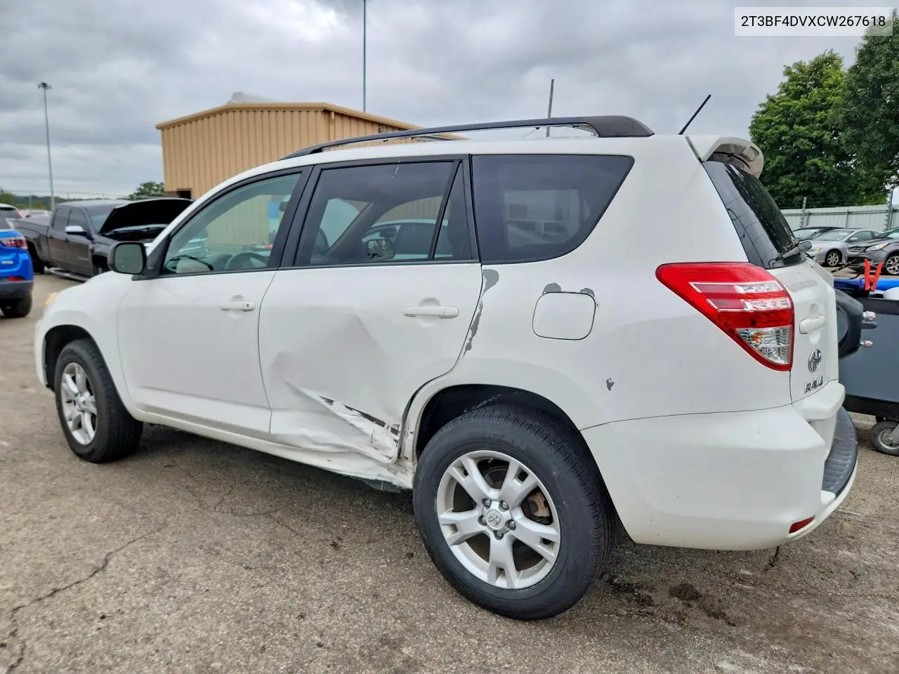 2012 TOYOTA RAV 4 VIN 2T3BF4DVXCW267618 — фото 2