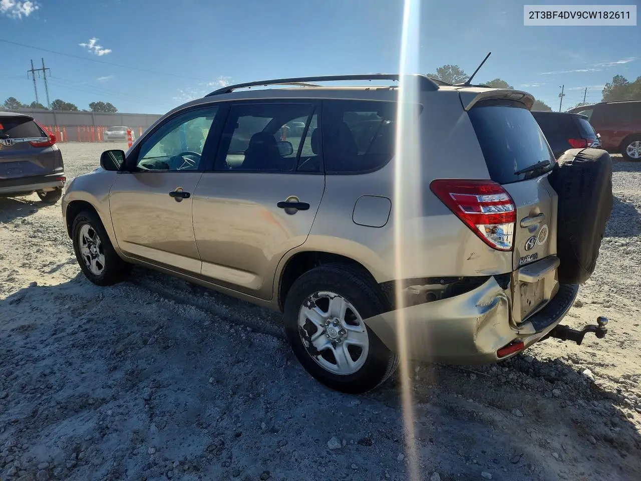 2012 TOYOTA RAV 4 VIN 2T3BF4DV9CW182611 — фото 2