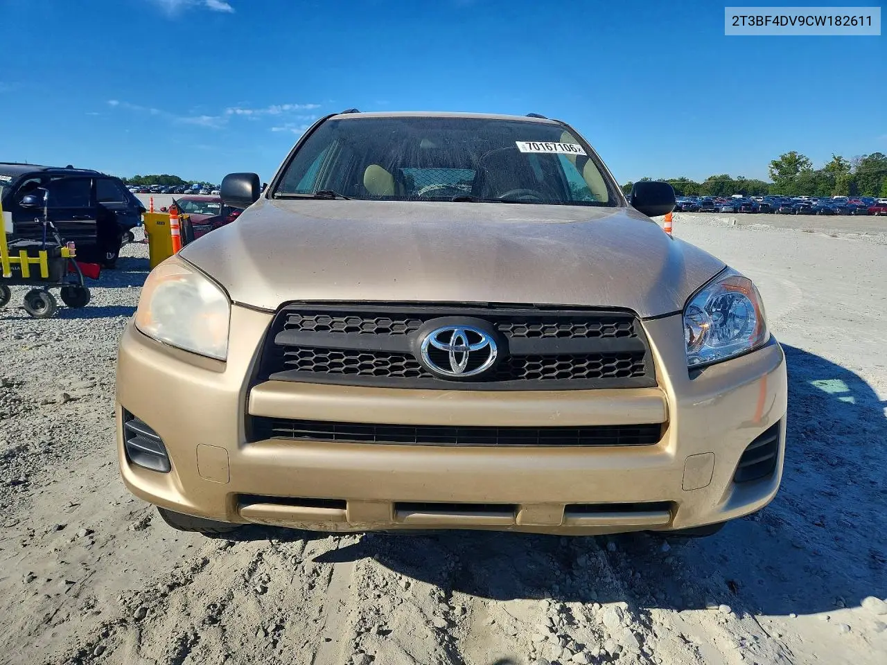 2012 TOYOTA RAV 4 VIN 2T3BF4DV9CW182611 — фото 5