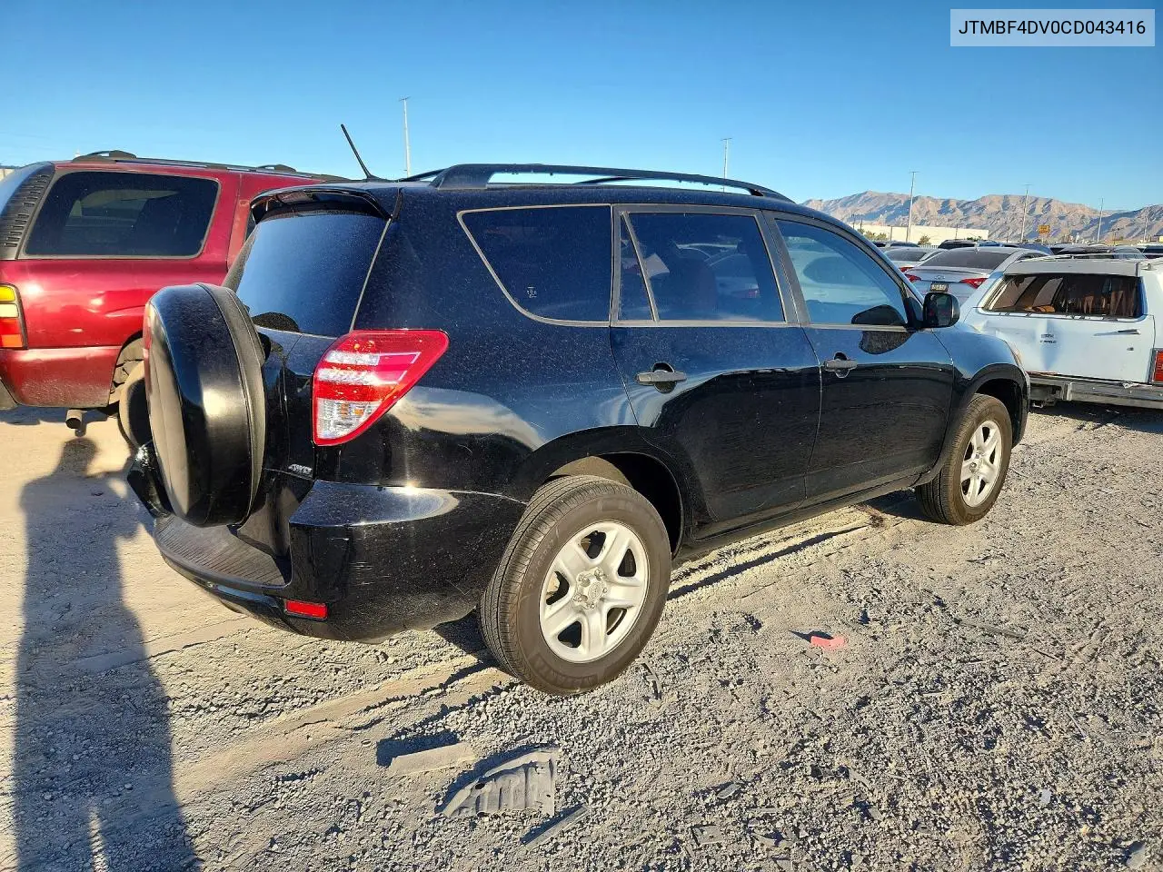 2012 TOYOTA RAV 4 VIN JTMBF4DV0CD043416 — фото 3
