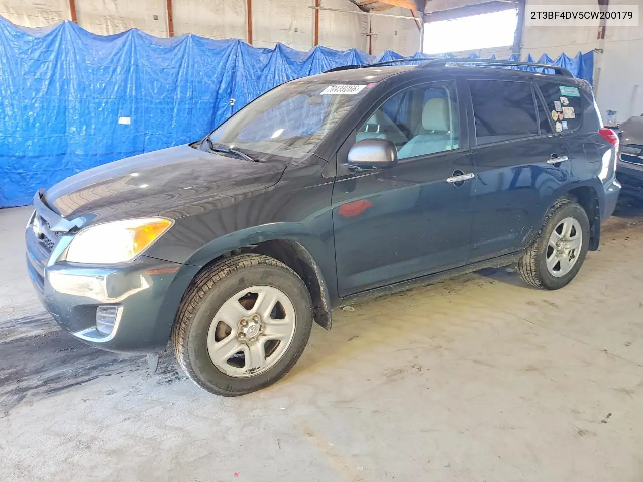 TOYOTA RAV 4 2012, VIN 2T3BF4DV5CW200179