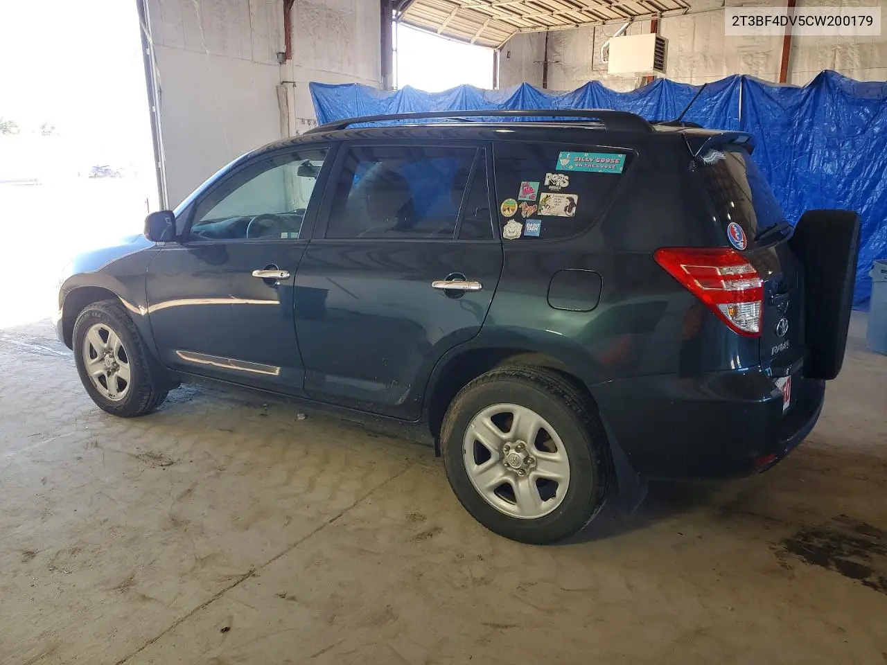 2012 TOYOTA RAV 4 VIN 2T3BF4DV5CW200179 — фото 2