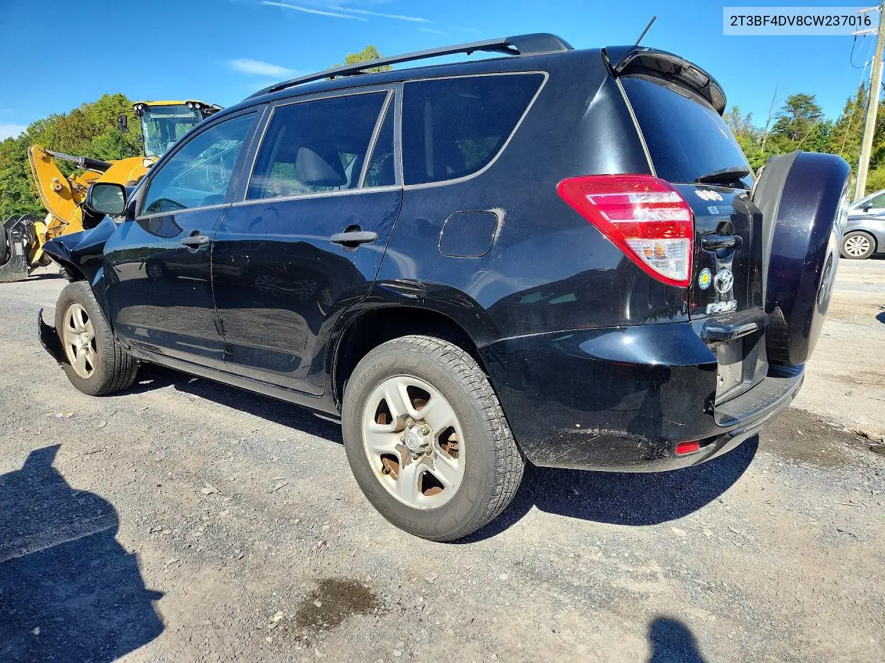 2012 TOYOTA RAV 4 VIN 2T3BF4DV8CW237016 — фото 2